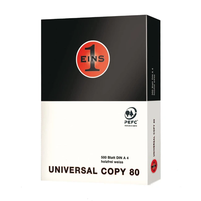 Immagine di Carta per Fotocopie A4 Universal Copy 80 Risma da 500 Fogli