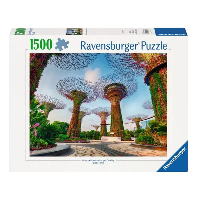 Immagine di Ravensburger Puzzle 1500 Pezzi Garden by the Bay at Singapore
