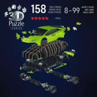 Immagine di Ravensburger 3D Puzzle Iconics Lamborghini Huracán EVO – Verde