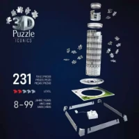Immagine di Ravensburger 3D Puzzle Iconics Torre di Pisa