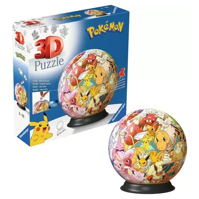 Immagine di Ravensburger 3D Puzzle Ball Pokémon