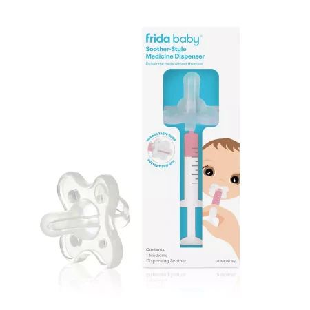 Immagine di Frida Baby Dispenser Medicinali a Ciuccio per Neonati e Bambini - Somministrazione Medicine