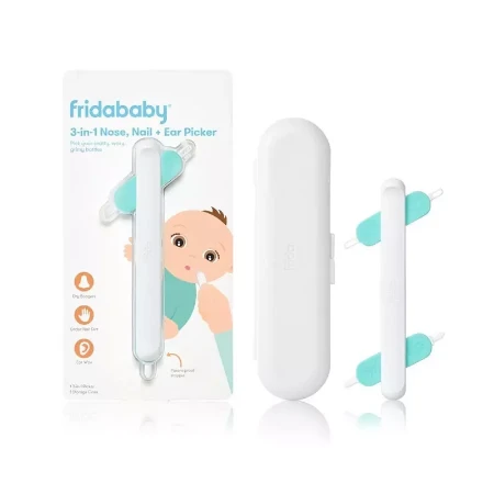 Immagine di Frida Baby Picker Dispositivo 3 in 1 per Pulizia Naso, Orecchie e Unghie con Custodia