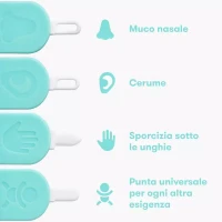 Immagine di Frida Baby Picker Dispositivo 3 in 1 per Pulizia Naso, Orecchie e Unghie con Custodia