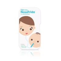 Immagine di Frida Baby Aspiratore nasale Neonato con Custodia da viaggio - Pulizia Delicata, 4 Filtri inclusi