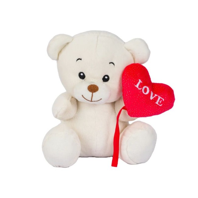 Peluche Orsetto con Cuore Love - 23 cm