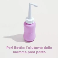 Immagine di Frida Mom Peri Bottle Bidet Portatile Post Parto, Flacone Lavaggio Perineo e Igiene Intima con Borsa Impermeabile inclusa
