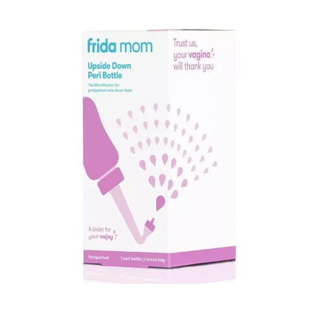 Immagine di Frida Mom Peri Bottle Bidet Portatile Post Parto, Flacone Lavaggio Perineo e Igiene Intima con Borsa Impermeabile inclusa
