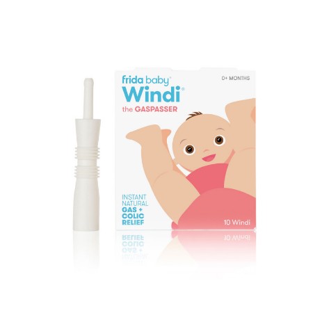 Immagine di Frida Baby Windi Tubo Antiaria per Neonati, Sollievo Coliche e Gas, Tubicini Monouso, No BPA e Lattice - 10 pezzi