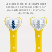 Immagine di Frida Baby ToothHugger Spazzolino Triangolare per Bambini e Neonati, Testina a 3 Lati con Setole Morbide