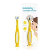 Immagine di Frida Baby ToothHugger Spazzolino Triangolare per Bambini e Neonati, Testina a 3 Lati con Setole Morbide