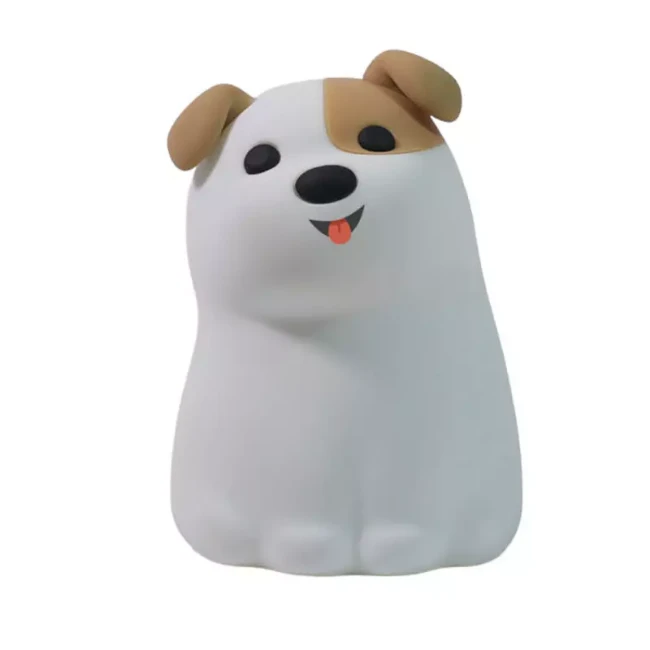 Immagine di InnoGIO Barky the Dog Luce Notturna per Bambini in Silicone BPA Free, Luce Calda e Fredda, Multicolore, Ricaricabile USB-C