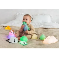 Immagine di InnoGIO Barky the Dog Luce Notturna per Bambini in Silicone BPA Free, Luce Calda e Fredda, Multicolore, Ricaricabile USB-C
