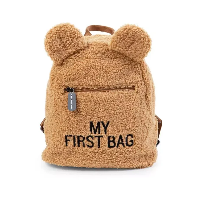 Immagine di Childhome My First Bag Zaino Bambini Multi-Scomparti in Morbido Tessuto Teddy 