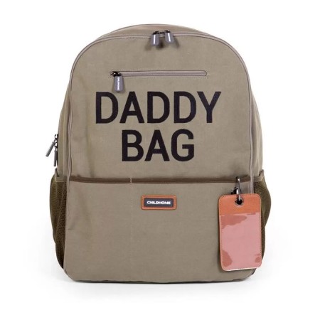 Immagine di Childhome Daddy Bag Zaino Papà con Fasciatoio Estraibile, Ampi Scomparti e Tasche e Chiusura Zip