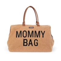 Immagine di Childhome Mommy Bag Tessuto Teddy Borsa Mamma Capiente con Fasciatoio Portatile e Tracolla