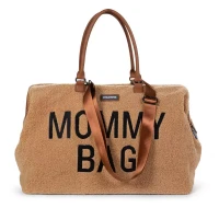 Immagine di Childhome Mommy Bag Tessuto Teddy Borsa Mamma Capiente con Fasciatoio Portatile e Tracolla