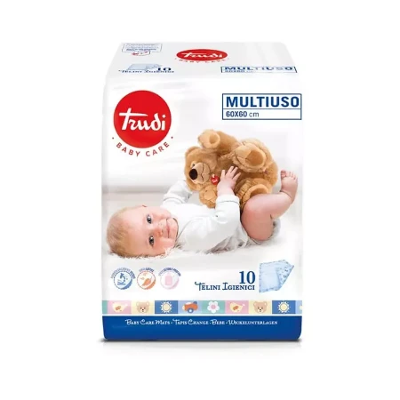 Immagine di Trudi Baby Care Telini Telo Igienico Multiuso 60x60 cm - Confezione da 10 Pezzi