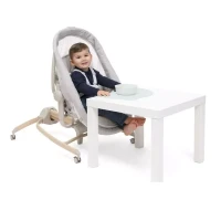 Immagine di Chicco Armonia Baby Hug 4 in 1 - Culla Neonato Convertibile a Sdraietta/Seggiolone/Prima Sedia con Barra Giochi e Ruote Piroettanti - da 0 a 36 Mesi