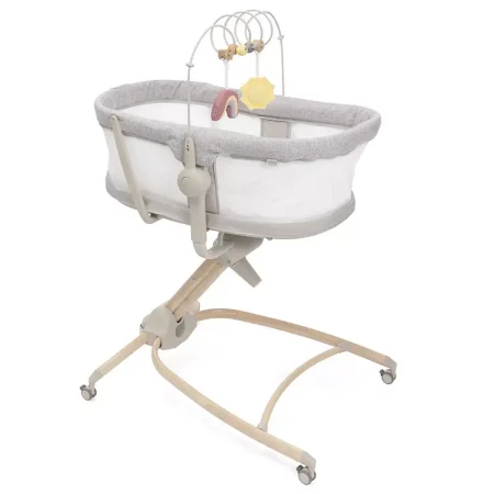 Immagine di Chicco Armonia Baby Hug 4 in 1 - Culla Neonato Convertibile a Sdraietta/Seggiolone/Prima Sedia con Barra Giochi e Ruote Piroettanti - da 0 a 36 Mesi