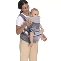 Immagine di Chicco Airy Hip Fit Marsupio Neonato Ergonomico con Seduta Hip Seat Multi-Posizione Frontale, Laterale, Fianco - da 0 a 15 kg