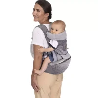 Immagine di Chicco Airy Hip Fit Marsupio Neonato Ergonomico con Seduta Hip Seat Multi-Posizione Frontale, Laterale, Fianco - da 0 a 15 kg