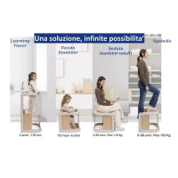 Immagine di Chicco Meraviglia Learning Tower in Legno di Faggio FSC - Torre Montessori Trasformabile 3 in 1 