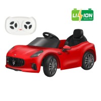 Auto BT Li-ion 12V Maserati Granturismo Rossa con Radiocomando