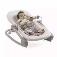 Immagine di Chicco Magia Sdraietta Neonato da Terra 2 in 1 Trasformabile in Sedia Bimbo - con Base Fissa o Dondolo, Riduttore Neonato, Barra Giochi in Legno