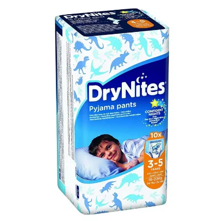 Immagine di Huggies Drynites Mutandine Notturne 16-23 Kg Pacco Singolo da 3 a 5 anni - 10 Pezzi