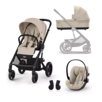 Immagine di Cybex Gold Trio Balios S con Passeggino Balios S Lux, Navicella Cot S Lux e Seggiolino Auto Cloud G Comfort 40-87 cm - Dalla Nascita ai 22 kg