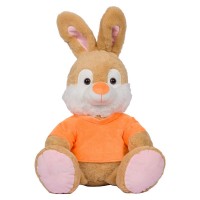Peluche Bunny con T-Shirt Colorata 40 cm