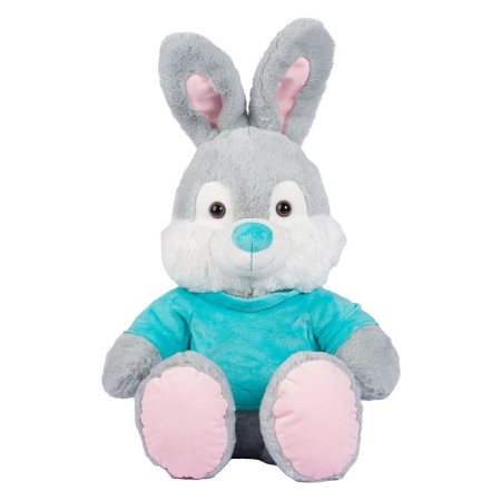 Peluche Bunny con T-Shirt Colorata 40 cm