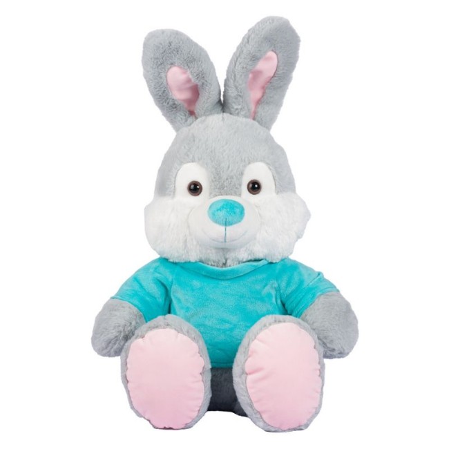 Peluche Bunny con T-Shirt Colorata 40 cm