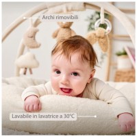 Nattou Tappeto Pouf Panna Teddy