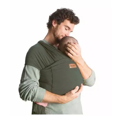 Immagine di Jané Cocoon Fascia Portabebè Ergonomica ed Elastica, Fascia Neonato Traspirante con Tasca Integrata - Dalla Nascita ai 20 kg