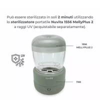 Immagine di Nuvita Warm70 Scaldabiberon Portatile Universale, Senza Fili, Ricaricabile