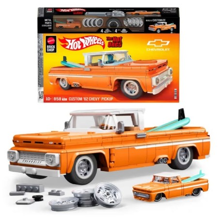 Mattel Brick Shop Hot Wheels Custom ’62 Chevy Pickup