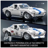 Mattel Brick Shop Hot Wheels Corvette Grand Sport
