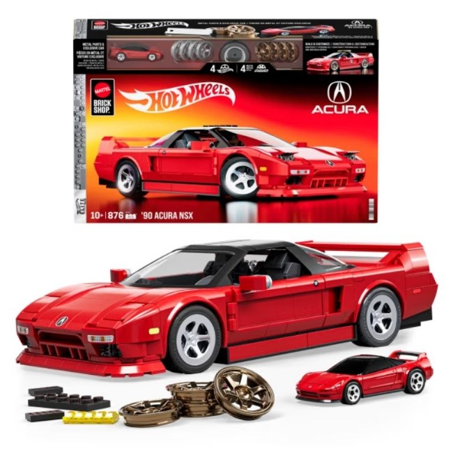 Mattel Brick Shop Hot Wheels ’90 Acura NSX