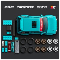 Mattel Brick Shop Hot Wheels Custom ’90 Honda Civic EF 