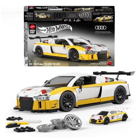 Mattel Brick Shop Hot Wheels Audi R8 LMS