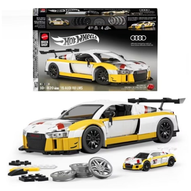 Mattel Brick Shop Hot Wheels Audi R8 LMS