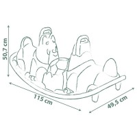 Smoby Life Dondolo 3 Posti Cagnolini