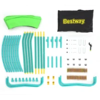 Trampolino da Esterno Bestway Xtreme Air Ø 244 x 220 cm con Rete di Sicurezza