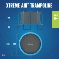 Trampolino da Esterno Bestway Xtreme Air Ø 366 x 278 cm