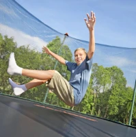 Trampolino da Esterno Bestway Xtreme Air Ø 427 x 286 cm con Rete di Sicurezza e Scaletta