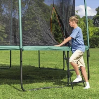 Trampolino da Esterno Bestway Xtreme Air Ø 427 x 286 cm con Rete di Sicurezza e Scaletta