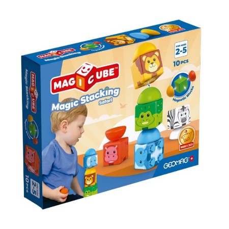 Geomag Magicube Blocks Stacking Safari 10 Pezzi
