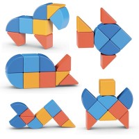 Geomag Magicube 3 Shapes Animals 9 Pezzi